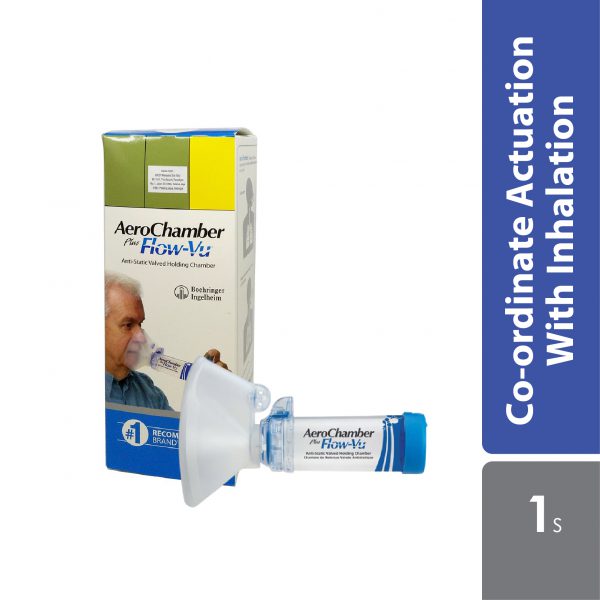 AeroChamber Plus Flow-Vu Adult (Blue)