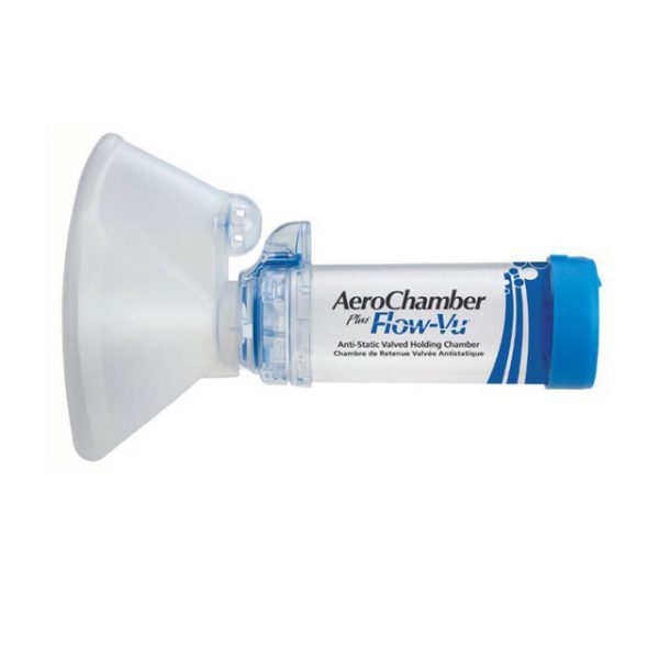 AeroChamber Plus Flow-Vu Adult (Blue) - Image 2