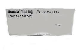 Alternative view of Asunra (Deferasirox) 100mg Dispersible Tablets 30's