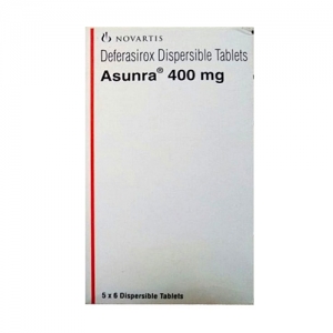 Alternative view of Asunra (Deferasirox) 400mg Dispersible Tablets 30's