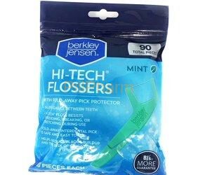 Berkley & Jensen Hi-Tech Mint Flossers 90 Pieces