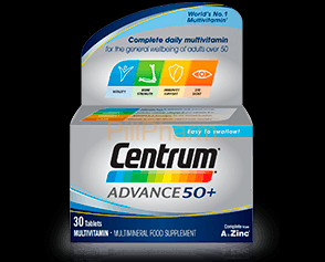 Alternative view of Centrum Advance 50+ Tablets 60's
