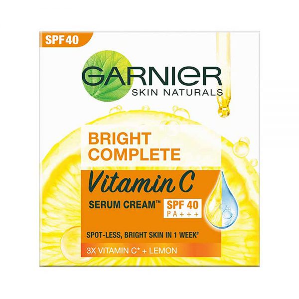 Garnier Bright Complete VITAMIN C SPF40/PA+++ Serum Cream 45g