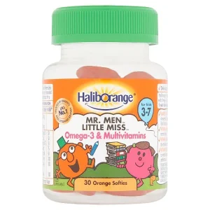 Alternative view of Haliborange MR. MEN LITTLE MISS Omega 3 & Multivitamins 30 Orange Flavour Softies