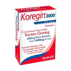 Health Aid Koregin 3000 (Korean Ginseng) Capsules 30's