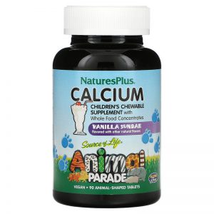 Nature's Plus, Animal Parade, Calcium, Children's Chewable Supplement, 90 Tablets