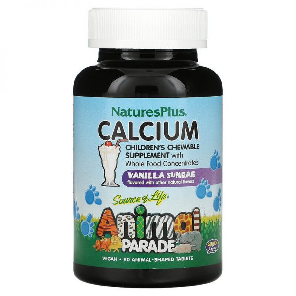 Nature's Plus, Animal Parade, Calcium, Children's Chewable Supplement, 90 Tablets