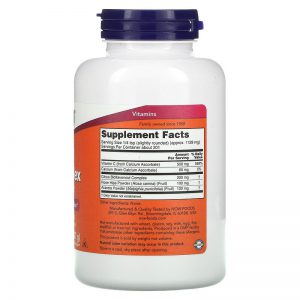 Alternative view of Now Vitamin C-Complex, Buffered Powder 227gm