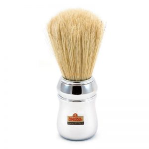 Alternative view of Omega Italian Shaving Brush, Natural Wood - Pure Bristles