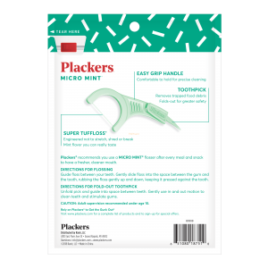 Alternative view of Plackers Micro Mint Dental Flossers, 75 count