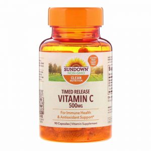 Sundown Naturals, Vitamin C 500 mg Time Release Capsules