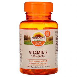 Sundown Naturals, Vitamin E 400 IU Softgels