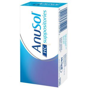 Alternative view of Anusol plus HC suppositories 12 suppositories