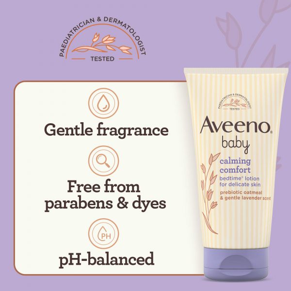 Aveeno BABY Calming Comfort Bedtime Lotion 150ml - Image 2