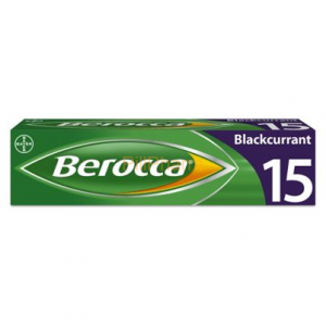 Berocca Blackcurrant Energy Vitamin Tablets 15's