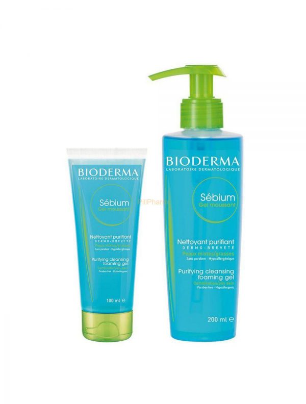Bioderma Sebium Gel Moussant 200ml (Foaming Gel)