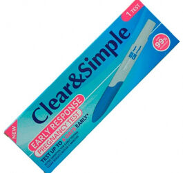 Clear & Simple Pregnancy Midstream Test