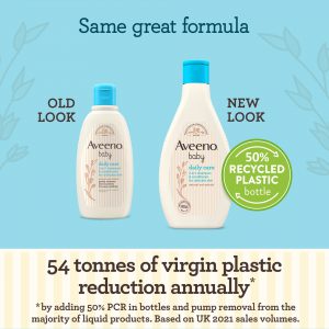 Alternative view of Aveeno BABY Daily Care 2in1 Shampoo & Conditioner 300ml