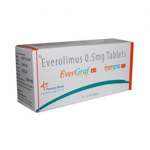 Evergraf (Everolimus) 0.5mg tablets 30's