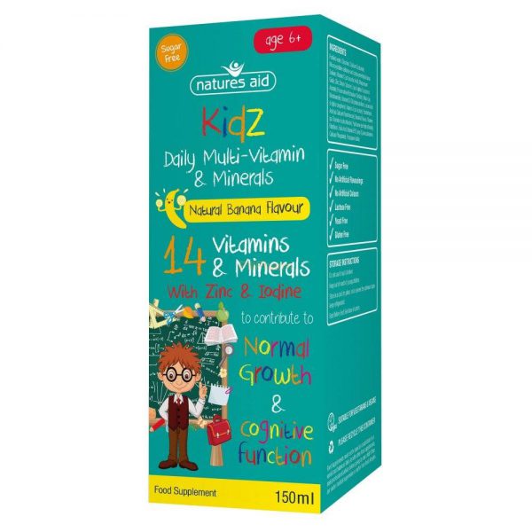 Natures Aid Kidz Multi-Vitamins & Minerals