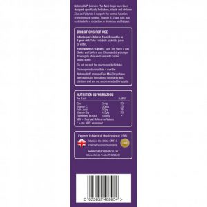 Alternative view of Natures Aid Mini Drops Immune Plus 50ml