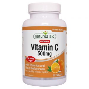 Natures Aid Vitamin C 500mg Chewable