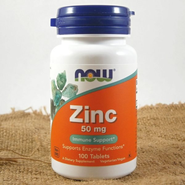 Now Foods Zinc Gluconate 50mg Tablets 100's