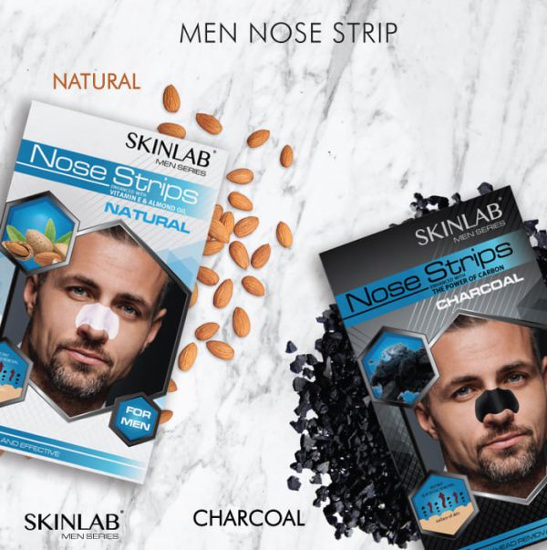 SkinLab Men Nose Strips (Natural Vit E + Almond Oil) 10's