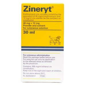 Buy Zineryt Lotion from Hemlock -  Topical Antibiotic Acne Solution, Kenya