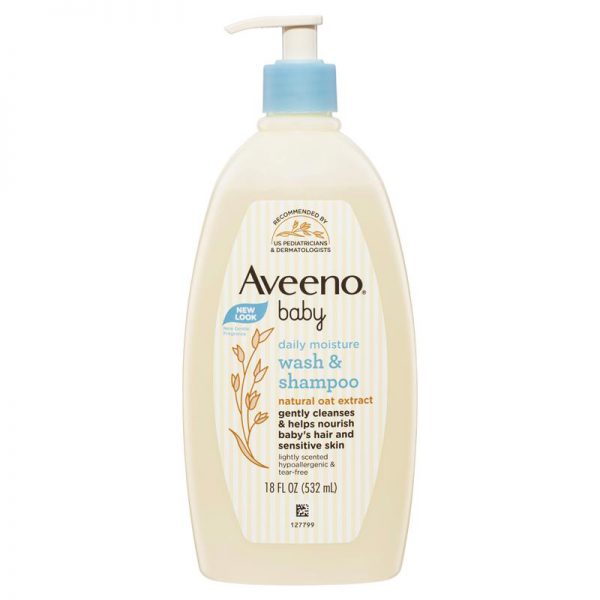 Aveeno BABY Daily Moisture Wash & Shampoo 532ml