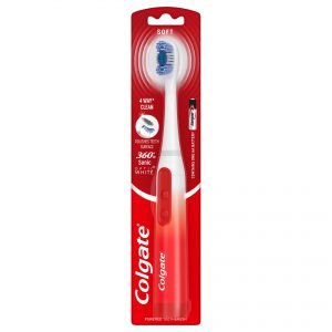Colgate Battery Tooth Brush Adult - 360 Sonic Optic White