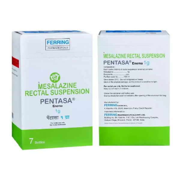 Pentasa 1g Enema 7's - Image 2