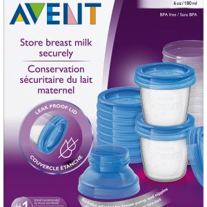 Avent - Breat Milk Storage Cups 180ml/6oz 10's