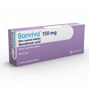 Alternative view of Bonviva (ibandronate sodium) 150mg tablet 1's
