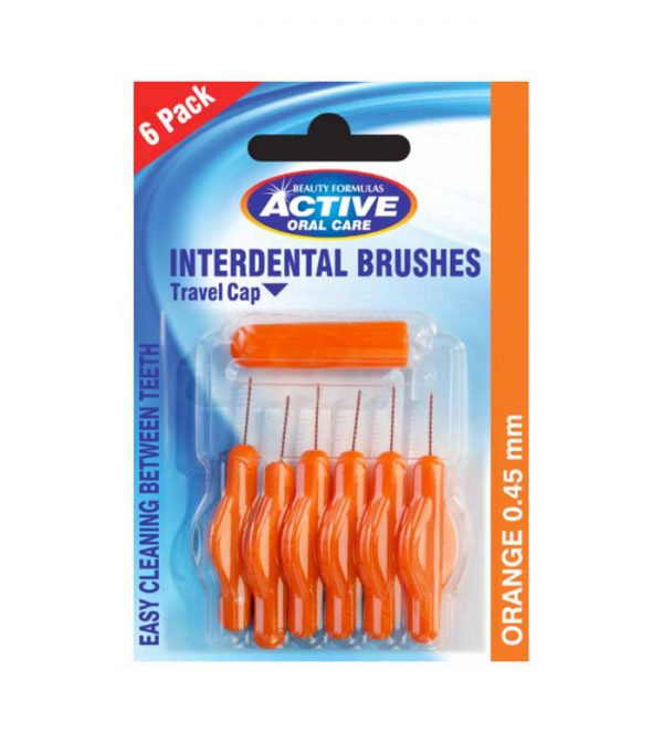 Beauty Formula - Interdental Brushes 0.45mm + Travel Cap