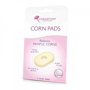 Carnation Foot Corn Rings Oval 9 Pack