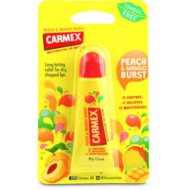 Carmex Lipbalm (Tube) 10gms (Peach & Mango Burst)