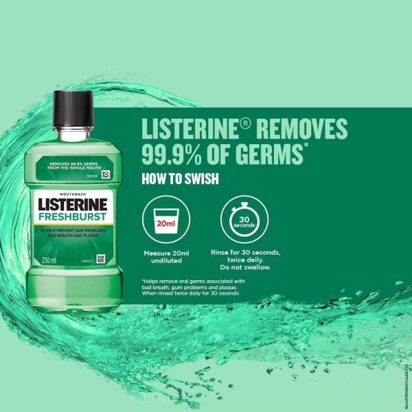 Listerine Mouth Wash Freshburst 250ml