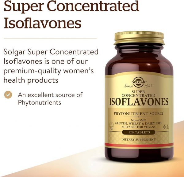 Solgar Isoflavones Super Concentrated Tablets 120's