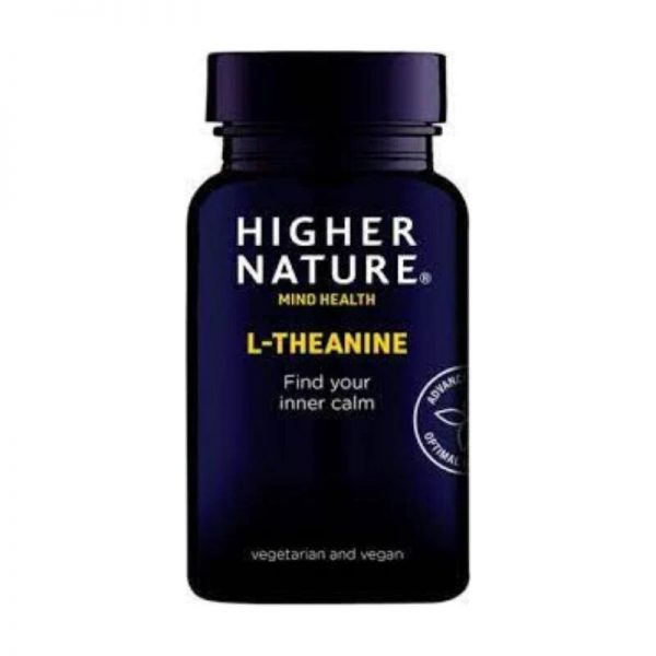 Higher Nature Theanine 100mg Caps 30's