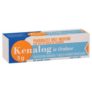 Alternative view of Kenalog in Orabase 5g