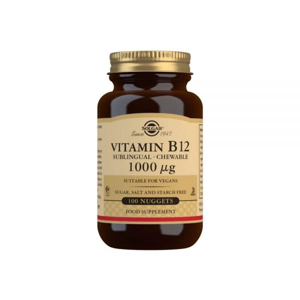 Solgar Vitamin B12 1000 mcg Nuggets 100's