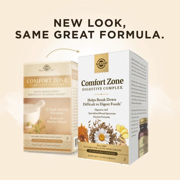 Solgar Comfort Zone Digestive Complex Vegetable Capsules 90's