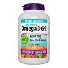 Webber Naturals Omega 3-6-9 1200mg Fish, Flax & Borage softgels 150's