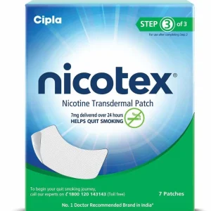 Nicotex Nicotine Transdermal Patch 7's (7mg-Step 3)