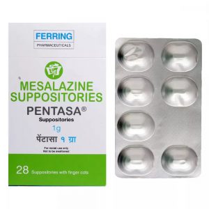 Pentasa 1g Suppositories 28's