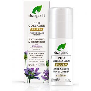 Dr Organic Pro Collagen Hyaluronic Acid, Biotin Plus Bakuchiol 50ml