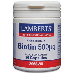 Lamberts Biotin 500ug Capsules 90's