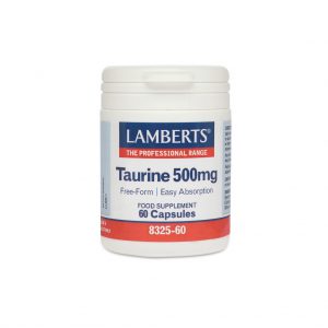 Lamberts Taurine 500mg Capsules 60's