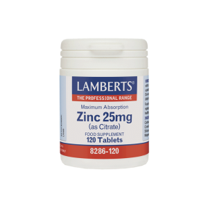 Lamberts Zinc (as Citrate) 25mg Tablets 120's